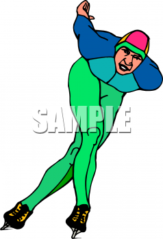 Royalty Free Skating Clipart