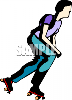 Skating Clipart