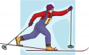 Skiing Clipart