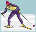 Skiing Clipart