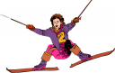 Skiing Clipart