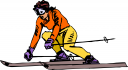 Skiing Clipart