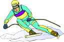 Skiing Clipart