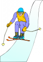 Skiing Clipart