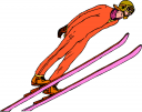 Skiing Clipart