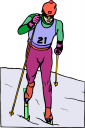 Skiing Clipart