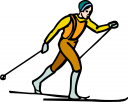 Skiing Clipart