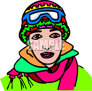 Skiing Clipart