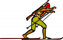 Skiing Clipart