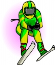 Skiing Clipart