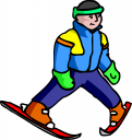 Skiing Clipart