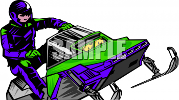 Snowmobile Clipart