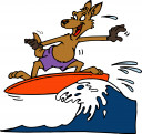 Surfing Clipart