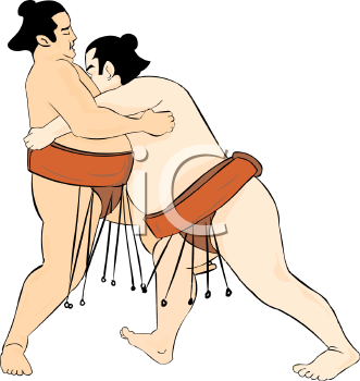 Wrestling Clipart