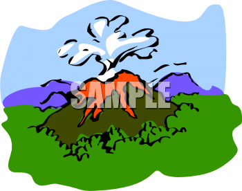 Volcano Clipart