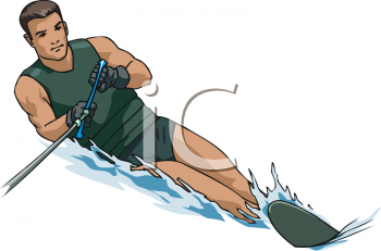 Skiing Clipart