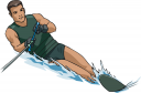 Skiing Clipart