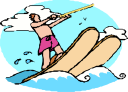 Skiing Clipart