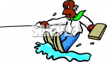 Skiing Clipart