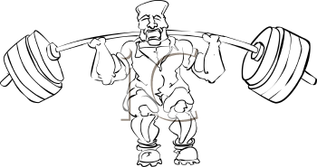 Weightlifting Clipart