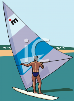 Windsurfing Clipart