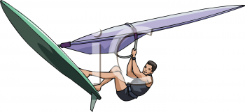 Windsurfing Clipart