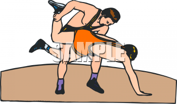 Wrestling Clipart