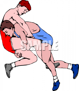 Wrestling Clipart