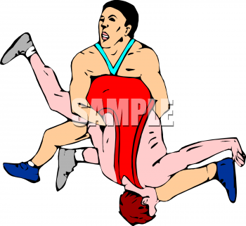 Wrestling Clipart