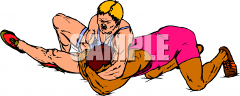 Wrestling Clipart