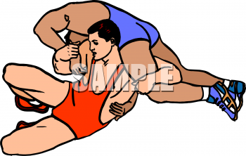 Wrestling Clipart