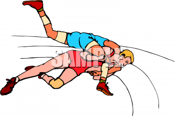 Wrestling Clipart