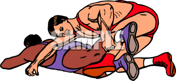 Wrestling Clipart