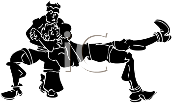 Wrestling Clipart