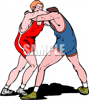 Wrestling Clipart