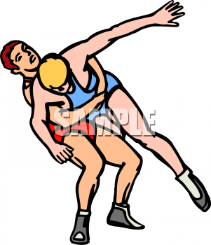 Wrestling Clipart