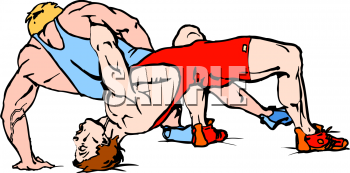 Wrestling Clipart