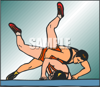 Wrestling Clipart