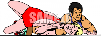 Wrestling Clipart