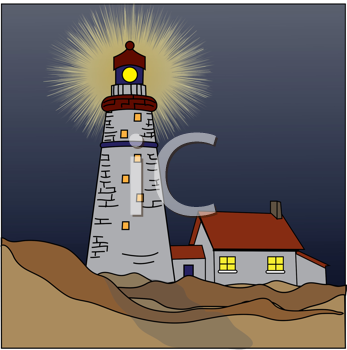 Royalty Free Lighthouse Clipart