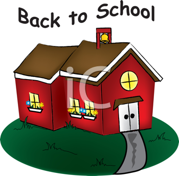 Royalty Free School Architecture Clipart